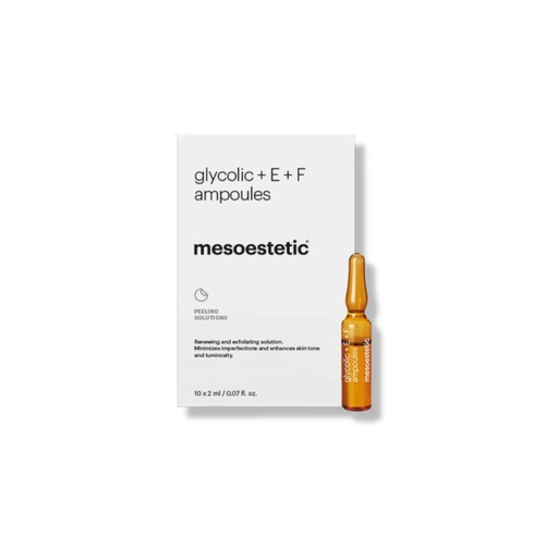 [13030] mesoestetic glycolic + E + F ampoules