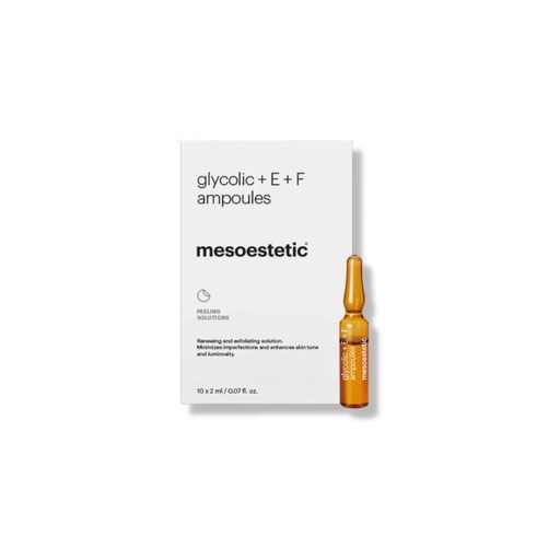 [13030] mesoestetic glycolic + E + F ampoules