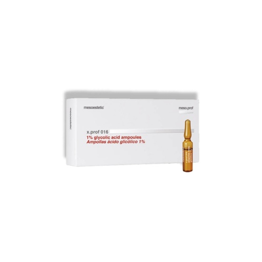 [13113] mesoestetic x.prof 016 1% glycolic acid ampoules