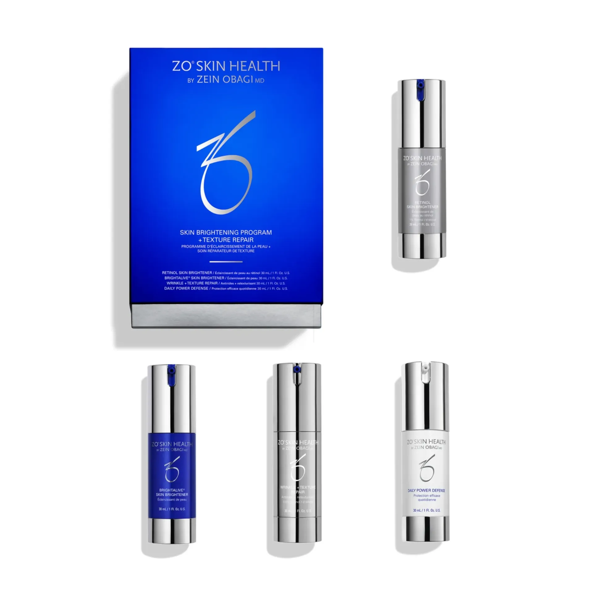 ZO Skin Health Skin Brightening Program + Texture Repair Kit