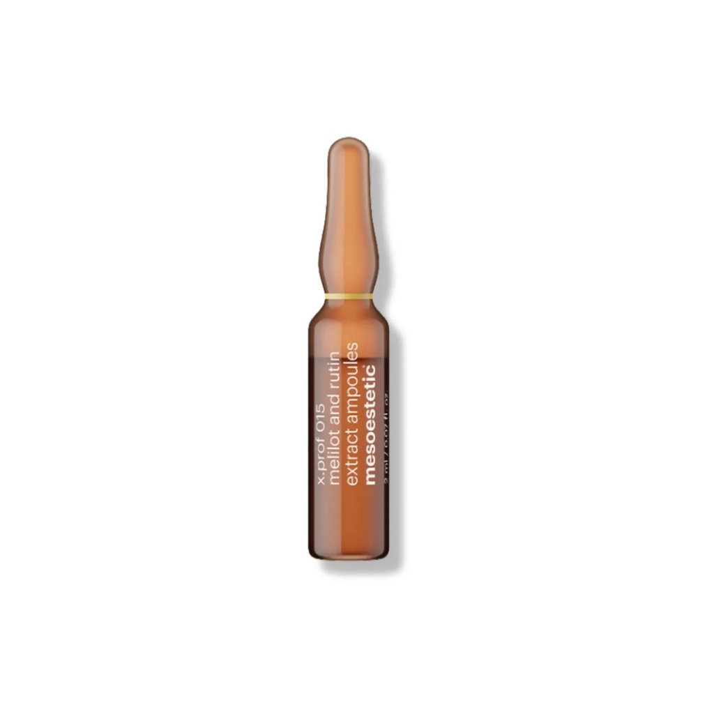 mesoestetic x.prof 015 melilot and rutin extract ampoules